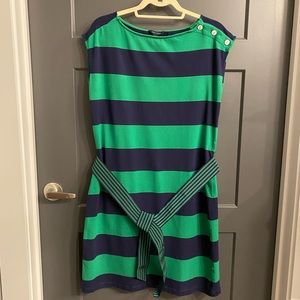 Green and Navy Tommy Hilfiger Dress